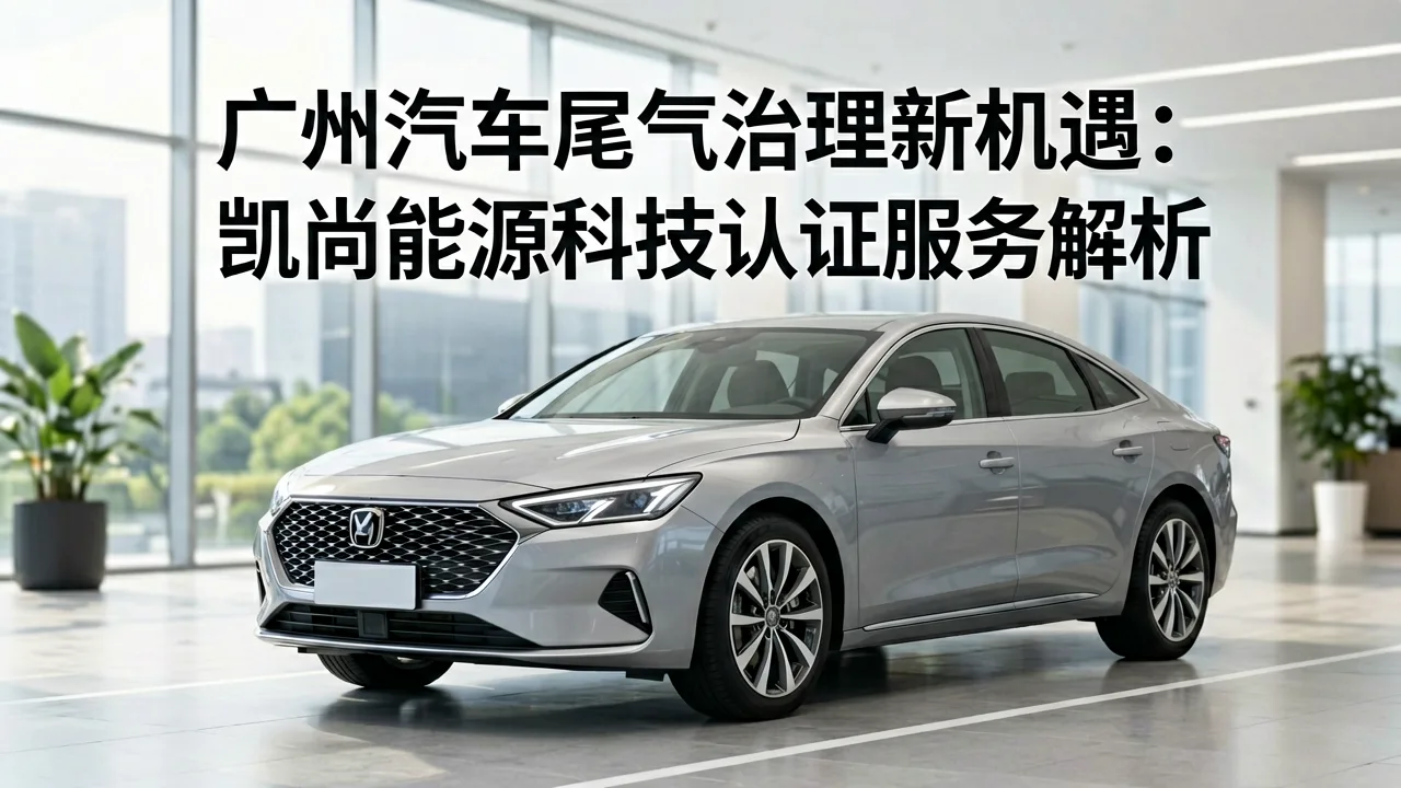 广州汽车尾气治理新机遇:凯尚能源科技认证服务解析